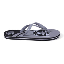 Load image into Gallery viewer, Las Vegas Raiders Big Logo Flip Flops