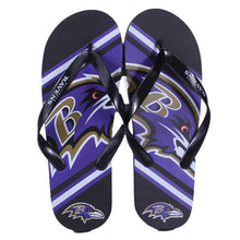Load image into Gallery viewer, Baltimore Ravens Big Logo Flip Flop