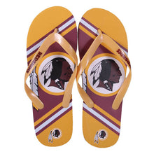 Load image into Gallery viewer, Washington Redskins Big Logo Flip Flops