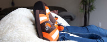Load image into Gallery viewer, Cleveland Browns ComfyFeet Original Comfy Feet Sneaker Slippers
