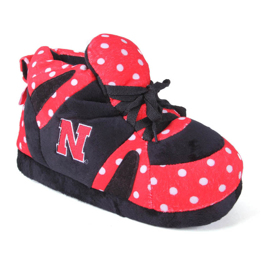 Nebraska Cornhuskers Polka Dot Slippers