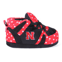 Load image into Gallery viewer, Nebraska Cornhuskers Polka Dot Slippers