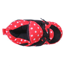 Load image into Gallery viewer, Nebraska Cornhuskers Polka Dot Slippers