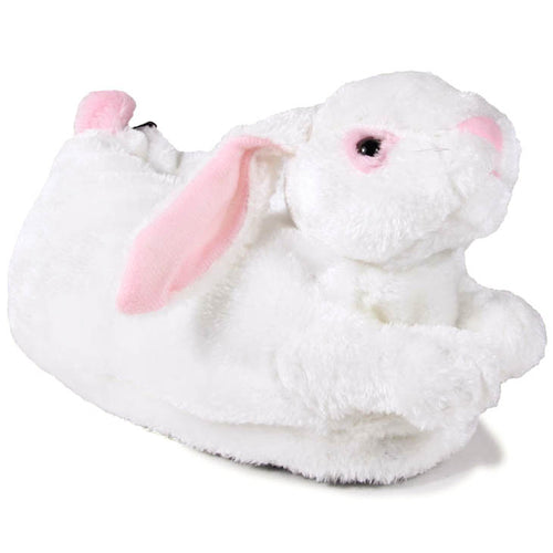 White Bunny Comfy Animal Slippers