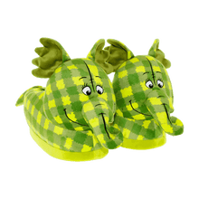 Load image into Gallery viewer, Green Heffalump Slippers