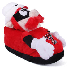 Load image into Gallery viewer, Texas Tech Red Raiders Mascot Slippers