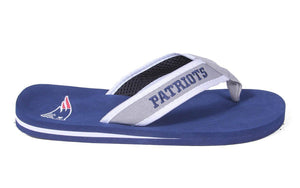 New England Patriots Contour Flip Flops