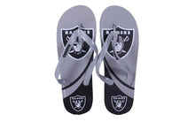 Load image into Gallery viewer, Las Vegas Raiders Big Logo Flip Flops