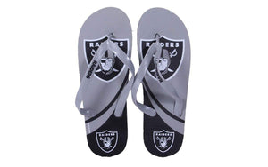 Las Vegas Raiders Big Logo Flip Flops