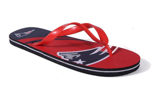 New England Patriots Big Logo Flip Flops