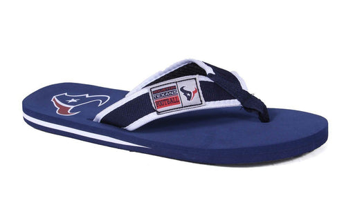 Houston Texans Contour Flip Flops