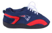 Load image into Gallery viewer, NFL sneaker slippers new england patriots slippers front view