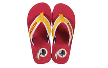 Load image into Gallery viewer, Washington Redskins Contour Flip Flops