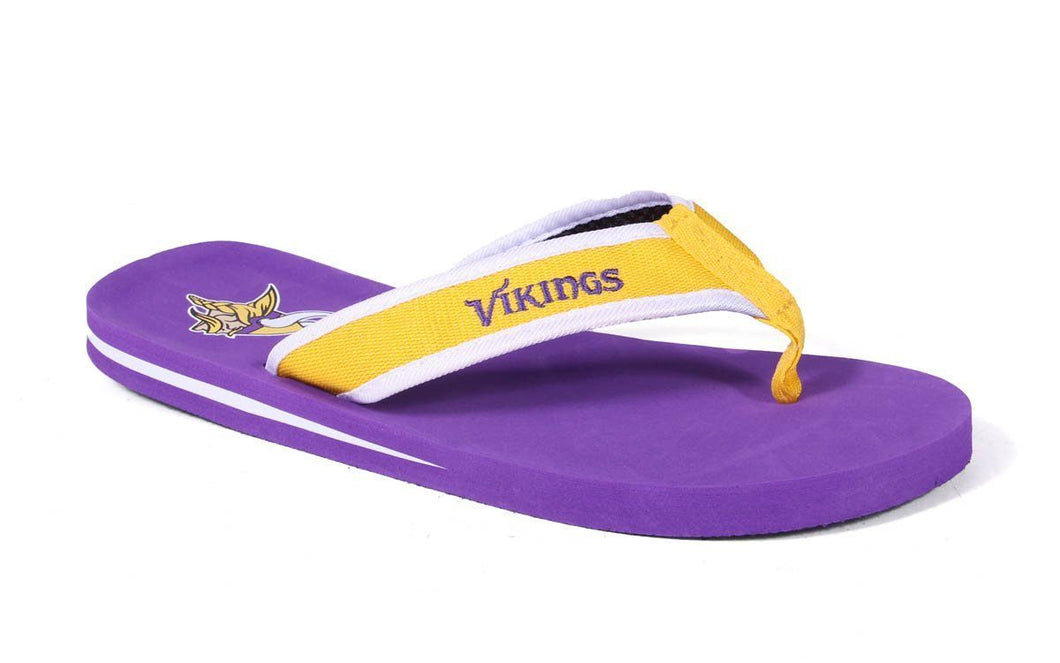 Minnesota Vikings Contour Flip Flop