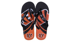Load image into Gallery viewer, Cincinnati Bengals Big Logo Flip Flop