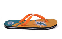 Load image into Gallery viewer, Miami Dolphins Big Logo Flip Flops