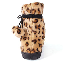 Load image into Gallery viewer, Leopard and Black Micro Boot