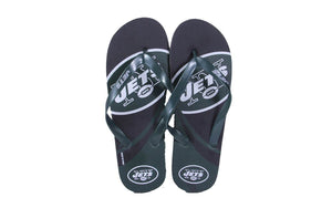 New York Jets Big Logo Flip Flops