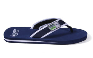 Seattle Seahawks Contour Flip Flops