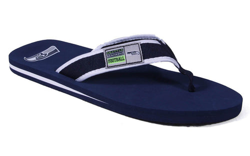 Seattle Seahawks Contour Flip Flops