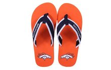 Load image into Gallery viewer, Denver Broncos Contour Flip Flops