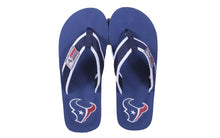 Load image into Gallery viewer, Houston Texans Contour Flip Flops