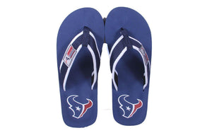 Houston Texans Contour Flip Flops