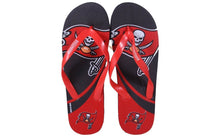 Load image into Gallery viewer, Tampa Bay Buccaneers Big Logo Flip Flops