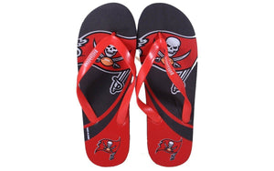 Tampa Bay Buccaneers Big Logo Flip Flops