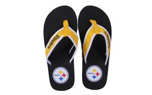 Pittsburgh Steelers Contour Flip Flops
