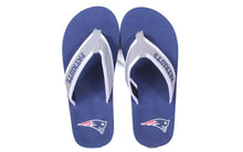 Load image into Gallery viewer, New England Patriots Contour Flip Flops