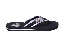 Load image into Gallery viewer, New Orleans Saints Contour Flip Flops