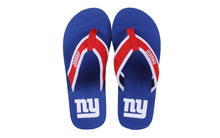 Load image into Gallery viewer, New York Giants Contour Flip Flops