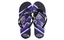 Load image into Gallery viewer, Baltimore Ravens Big Logo Flip Flop