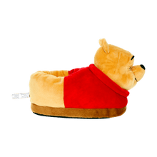Load image into Gallery viewer, Winnie the Pooh figural slippers from HappyFeet, cozy indoor footwear