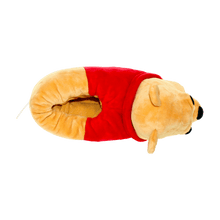Load image into Gallery viewer, Winnie the Pooh slippers with plush ears and Hundred Acre Wood charm