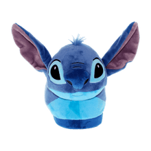 Load image into Gallery viewer, Stitch Disney slippers with big embroidered eyes and pink inner ears