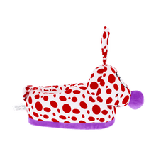 Load image into Gallery viewer, Red &amp; White Woozle Slippers