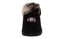 Load image into Gallery viewer, Georgia Bulldogs Faux Sheepskin Furry Top Indoor/Outdoor Slippers