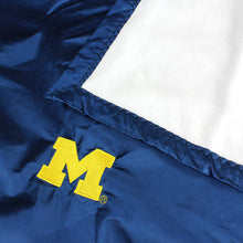 Load image into Gallery viewer, Michigan Wolverines Baby Blanket &amp; Slippers Set