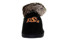 Load image into Gallery viewer, Oklahoma State Cowboys Faux Sheepskin Furry Top Indoor/Outdoor Slippers