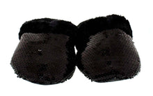 Load image into Gallery viewer, Black Sequin Clog Slippers