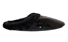 Load image into Gallery viewer, Black Sequin Clog Slippers