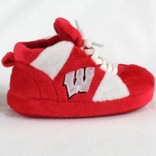 Load image into Gallery viewer, Wisconsin Badgers Baby Slippers