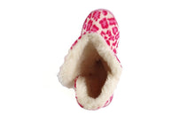 Load image into Gallery viewer, Pink Leopard Slipper Boot