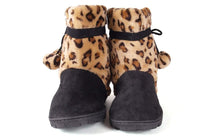 Load image into Gallery viewer, Leopard and Black Micro Boot