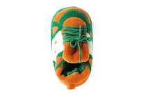Load image into Gallery viewer, Miami Hurricanes Baby Slippers