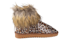 Load image into Gallery viewer, Leopard Faux Fur Boot