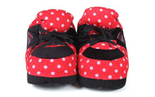 Load image into Gallery viewer, Texas Tech Red Raiders Polka Dot Slippers