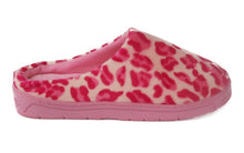Load image into Gallery viewer, Pink Leopard Clog Scuff
